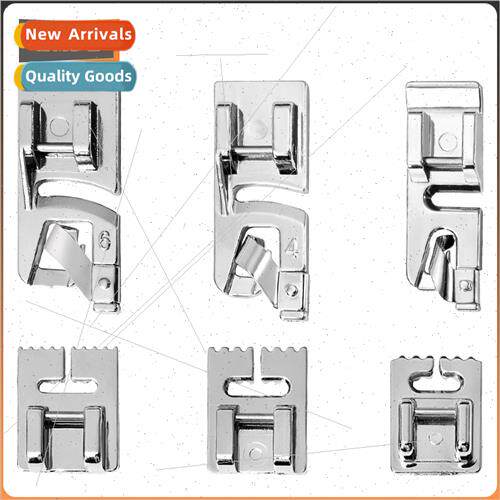Heel presser foot Thin material puller Hem puller Curved sew