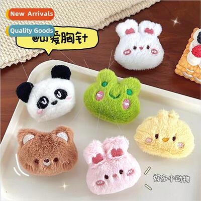 Korea cartoon felt cute cat brooch small animal brooch badge