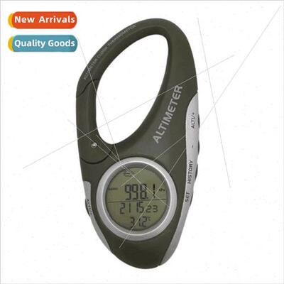 5-in-1 Mountaineering Buckle Electronic Altimeter Barometer