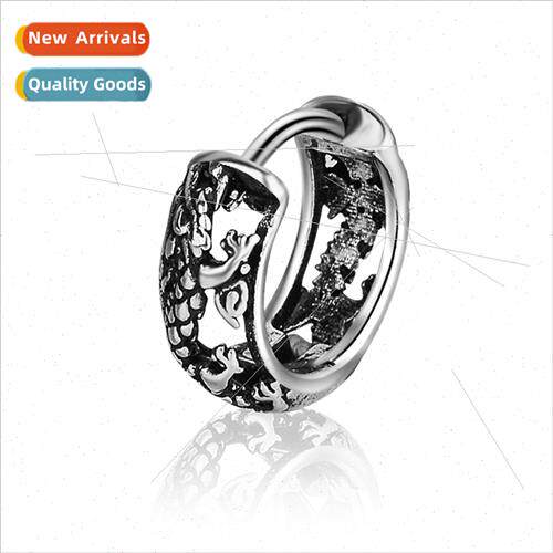 Korea  simple metal wind personaly creative  earrings pentag