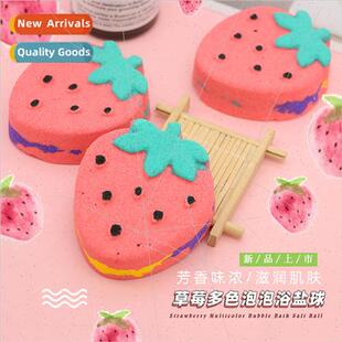 Strawberry Multi Rainbow SaltWhe Colour Bath Red