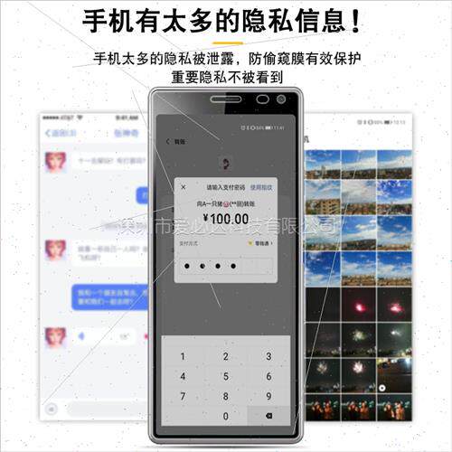 For Sony Xperia 10 Anti-Peep Tempered Film Sony Xperia 10 An