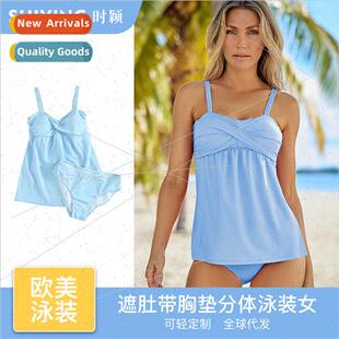 bikini womens slimming gathered swi Europe spl swimsu