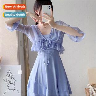 three piece shading new thin belly spl vacation Swimsu skirt