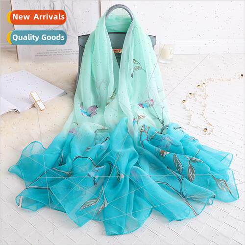 Spring Autumn new Korea  scarf female simple sweet gradient