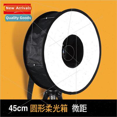 45cm Foldable Ring Softbox Macro Flash Softbox Ring Flash So