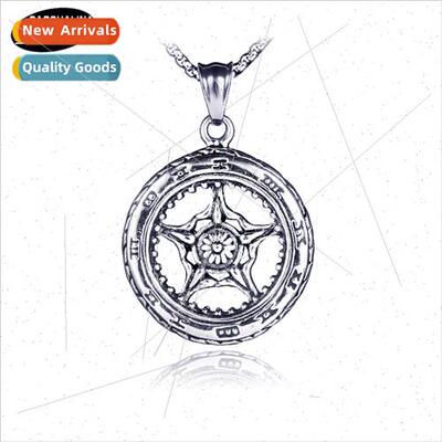Excellent hip-hop set tide men anchor necklace retro tanium
