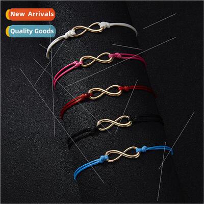 New whe card five-color bracelet creative 8 words weaving ad