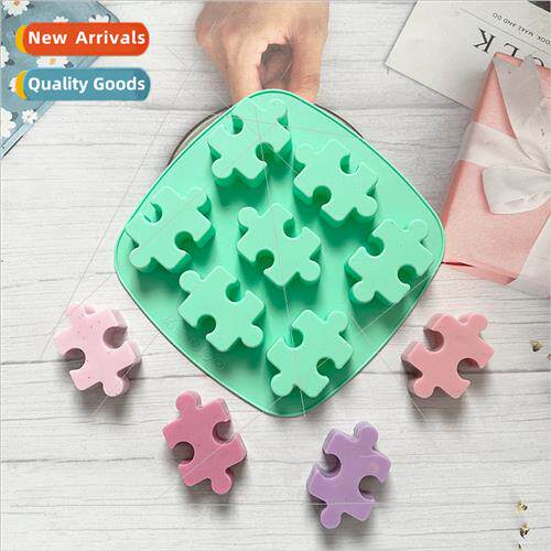 7PCS jigsaw ice cube chocolate baking pastry Cookie muffin c