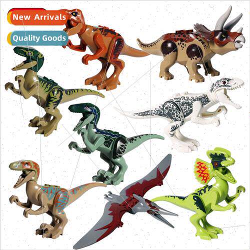 Jurassic Tyrannosaurus Rex Dinosaur Building Blocks Kids DIY