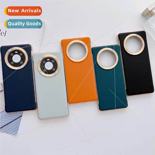适用Huawei mate50pro bezel-less electroplating skin cell pho