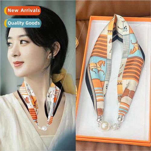 new magnetic button scarf female summer versatile fashion ne