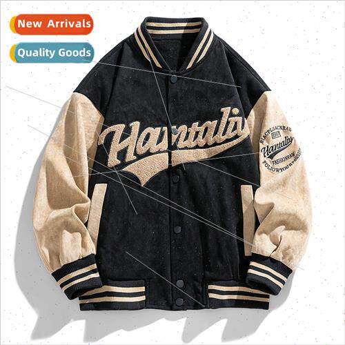 Autumn winter suede collar windprosports baseball unim men w