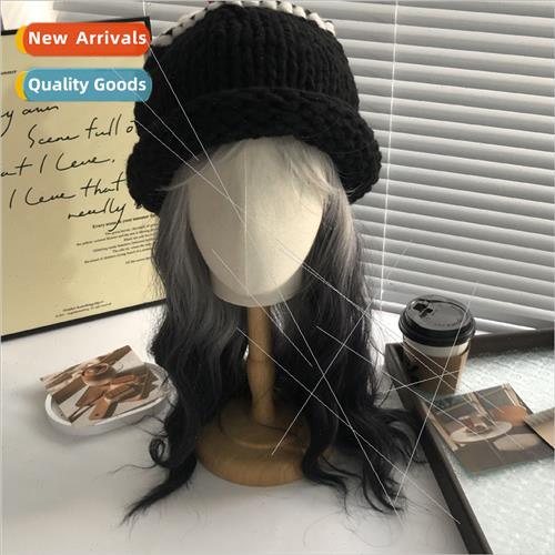Handmade woolen pacifier chirp hat female ins winter thick l