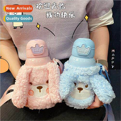 Thermal  cup适用children girls high-capacity water cup with