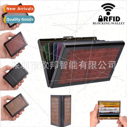 Stainless steel card case bank card cred card case card hold