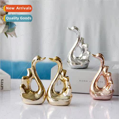 Europe cute ceramic decorative small ornaments simple home g