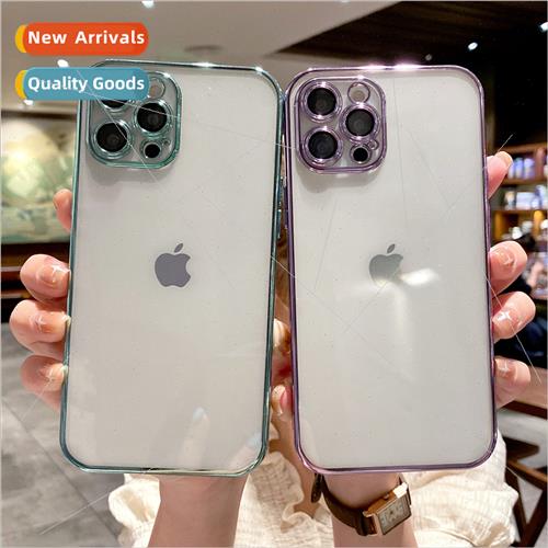 适用iPhone 15 14promax full plating tpu phone case apple 12 - 实物图