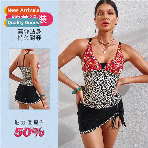 Europe2023 new swimsu conservative spl female summer halter