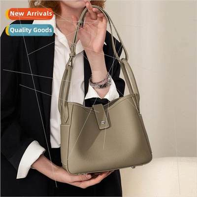 Head layer cowhide vegetable basket women bag 2022 new squar