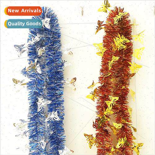 new Christmas e pull flowers 2 meters 5cm wide filament bow