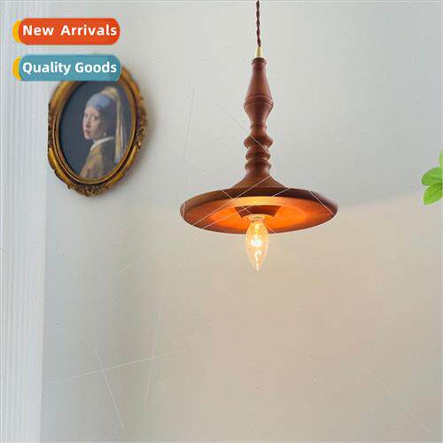 Japan wabi-sabi solid wood bar dining room chandelier vintag