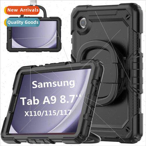 适用Samsung Tab A9 Silicone+PC protective case 8.7 inch rota