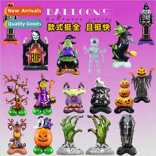 Halloween base balloon skull e wch pumpkin ghost can stmummy