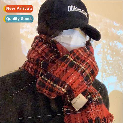 Korea  ins scarf female winter new wild shawl thickened warm