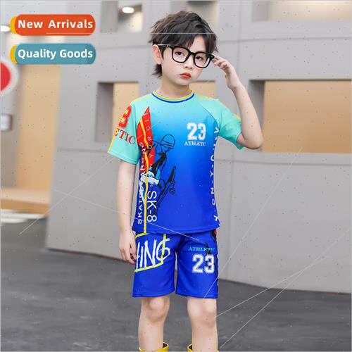 New childrens spl two-piece swimsu boys middle and large boy
