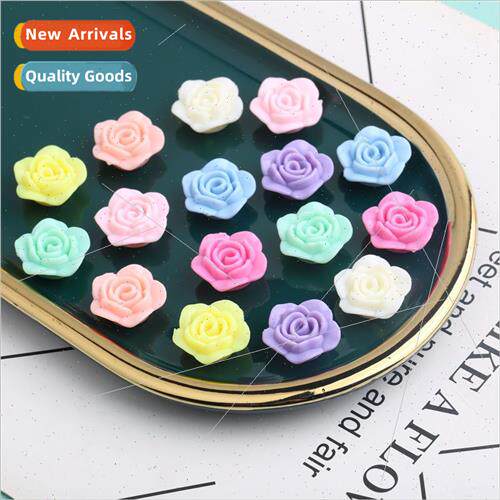Acrylic DIY handmade beading materials weaving flat bottom r