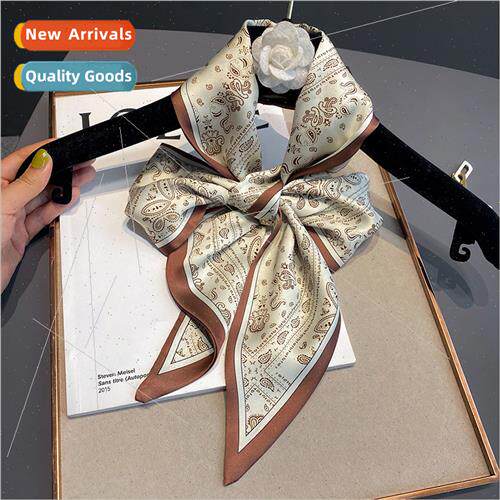 2021 new Korea  cashew pattern imation silk small silk scarf