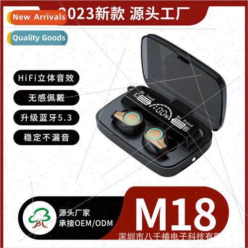 M18 new bluetooth wireless headset tws aperture breathing li