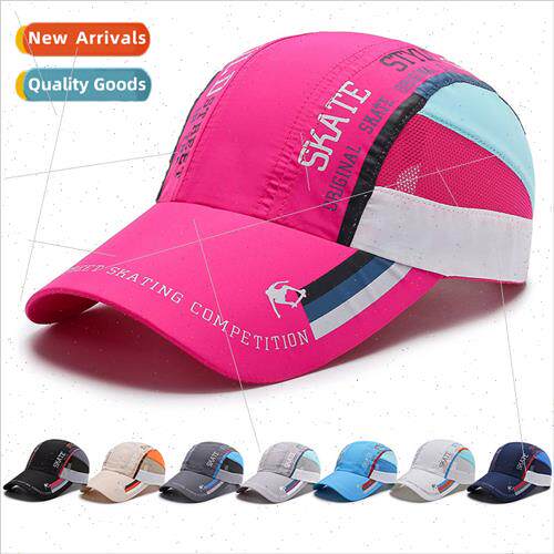 Summer baseball cap outdoor sun hat men women breathable qui