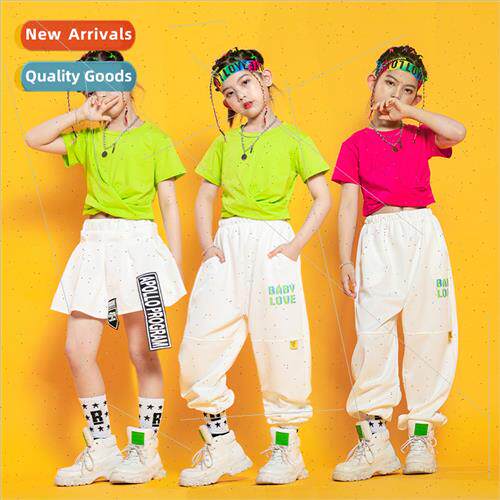 Girls Jazz Dancewear Set Dance Practice Clothes Girls Dew Na