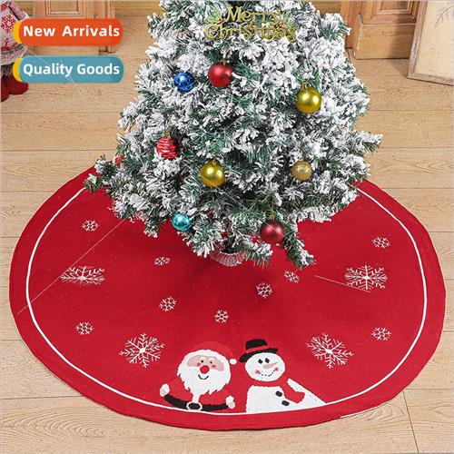 2023 Christmas Tree Skirt Knted Tree Skirt Apron Christmas T