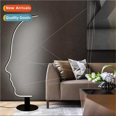 Italian designer creative human face floor lamp creative per