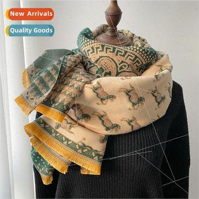 400g fall winter new carriage warm wool scarf female winter