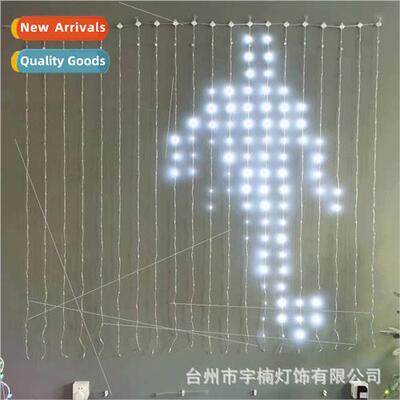 APP bluetooth intelligent remote control curtain lights RGB