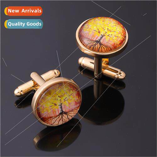 New Accessories Tree fe Time Gemstone Men Cuff mple Vintage