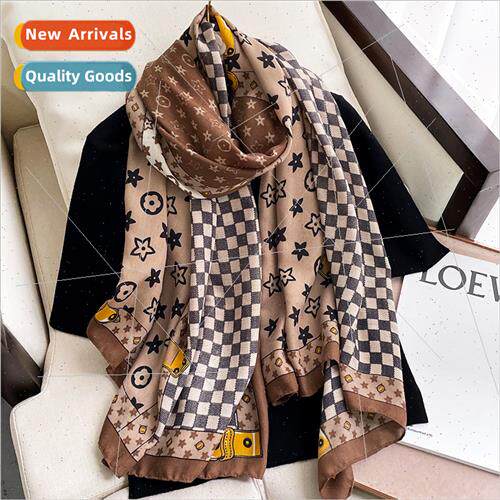2021 new Korean  decorative cotton linen feel winter warm me