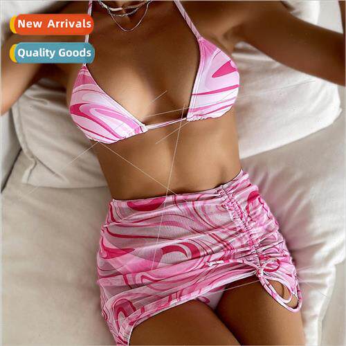 Bikini 3 Piece Europe Swimsu Sexy Womens Separate i2023