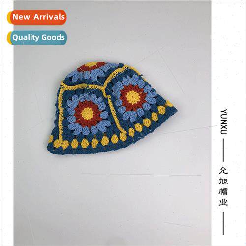 Korea ins Hyunya wind flower fisherman hat children fall win