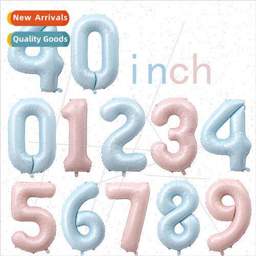 40 inch large birthday numbers baby blue baby pink baby birt