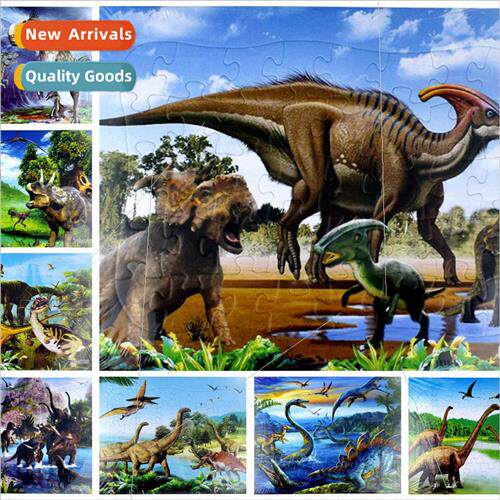 New 3D Dinosaur World Paper Cartoon Animation Flat Puzzle 8