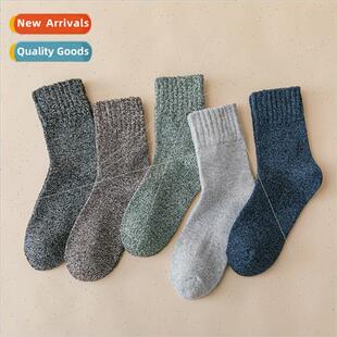 mens socks line winter full and new wool 2023 vintage