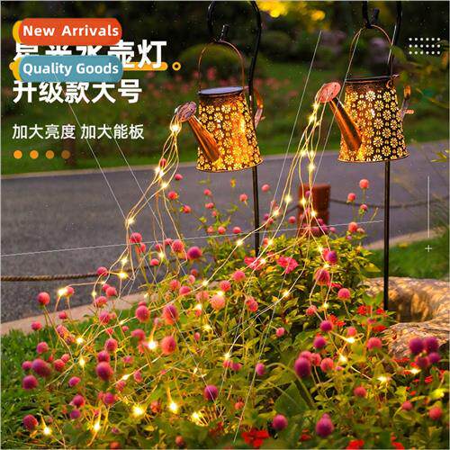 led solar outdoor hanging lights patio garden lawn arrangeme
