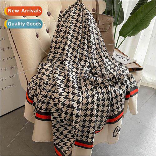 2022 spring summer new bird nest fashion simulation silk sca