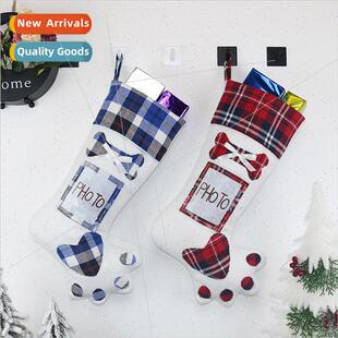 paw sock charm Christmas hanging dog creative