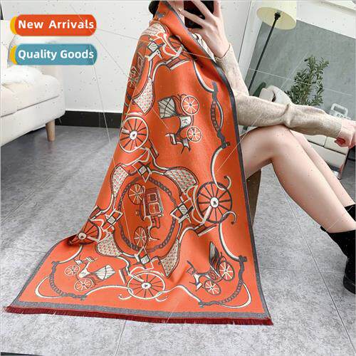 Winter new imation cashmere scarf double-sided fall winter
